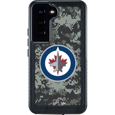 NHL Winnipeg Jets Camo Galaxy S23 Waterproof Case