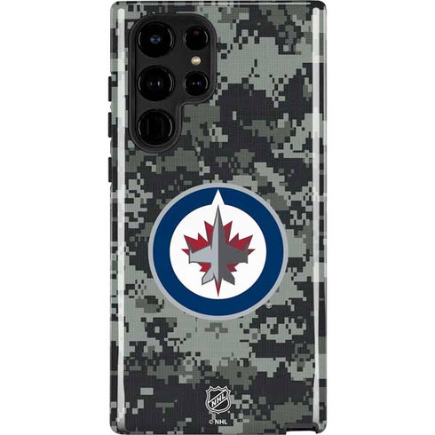 NHL Winnipeg Jets Camo Galaxy S24 Ultra Impact Case