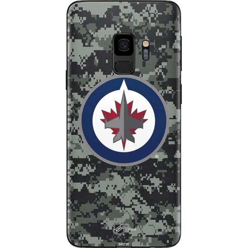 NHL Winnipeg Jets Camo Galaxy S9 Skin