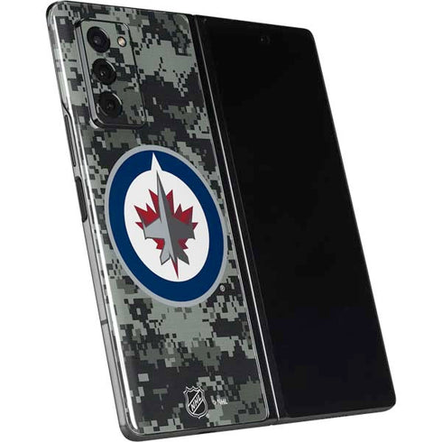 NHL Winnipeg Jets Camo Galaxy Z Fold2 5G Skin