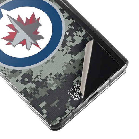 NHL Winnipeg Jets Camo Galaxy Z Fold2 5G Skin
