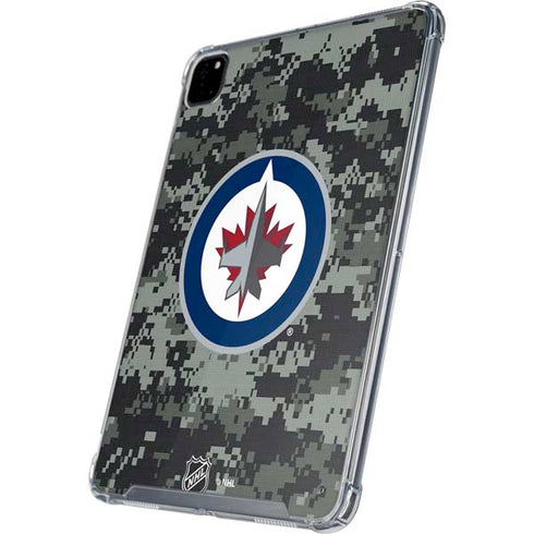 NHL Winnipeg Jets Camo iPad Pro 12.9in (2020) Clear Case