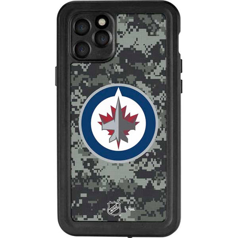 NHL Winnipeg Jets Camo iPhone 11 Pro Waterproof Case