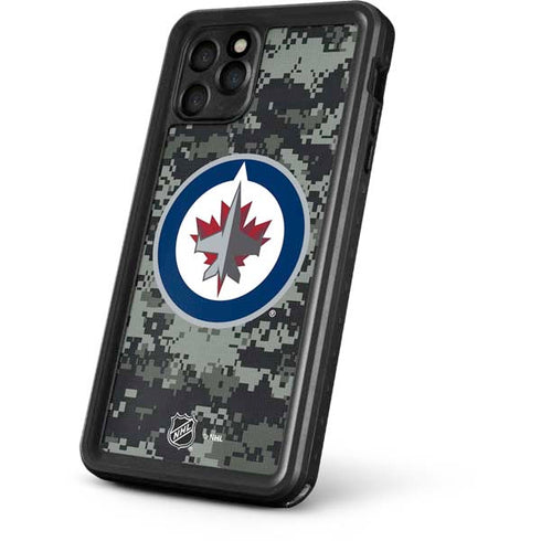 NHL Winnipeg Jets Camo iPhone 11 Pro Waterproof Case