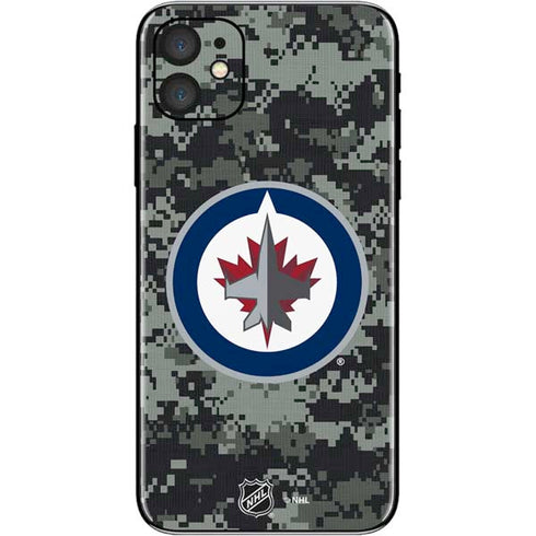 NHL Winnipeg Jets Camo iPhone 11 Skin