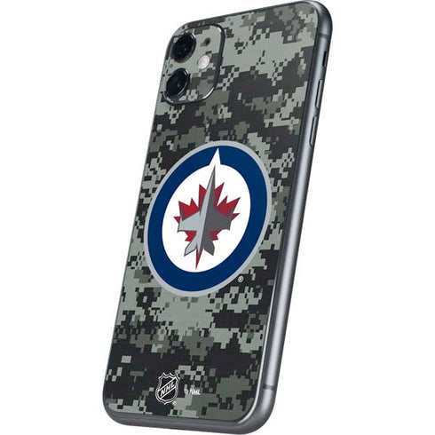NHL Winnipeg Jets Camo iPhone 11 Skin