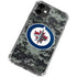 NHL Winnipeg Jets Camo iPhone 12 Clear Case