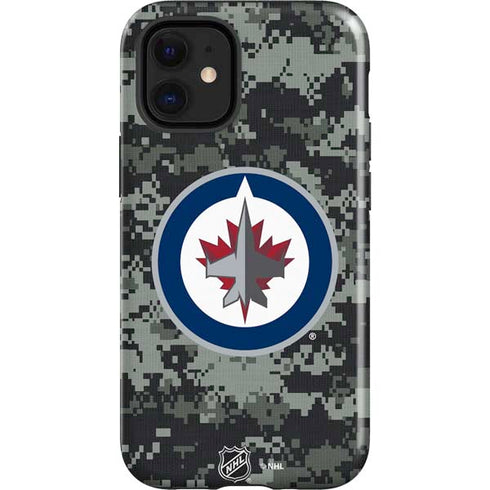 NHL Winnipeg Jets Camo iPhone 12 Mini Impact Case