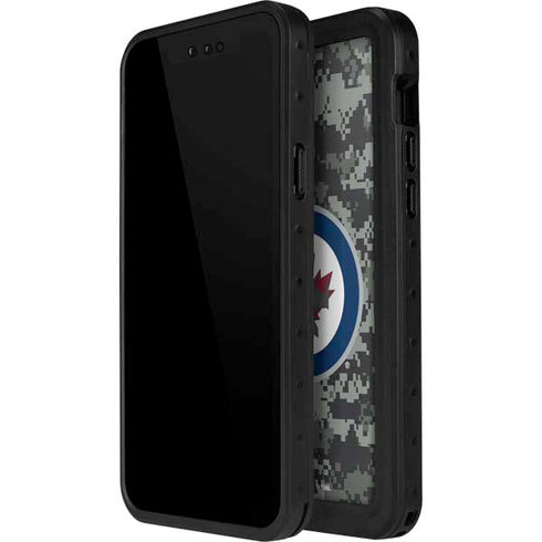 NHL Winnipeg Jets Camo iPhone 12 Mini Waterproof Case