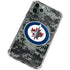 NHL Winnipeg Jets Camo iPhone 12 Pro Clear Case