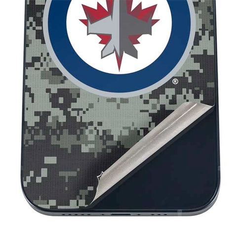 NHL Winnipeg Jets Camo iPhone 12 Skin