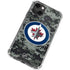 NHL Winnipeg Jets Camo iPhone 13 Mini Clear Case