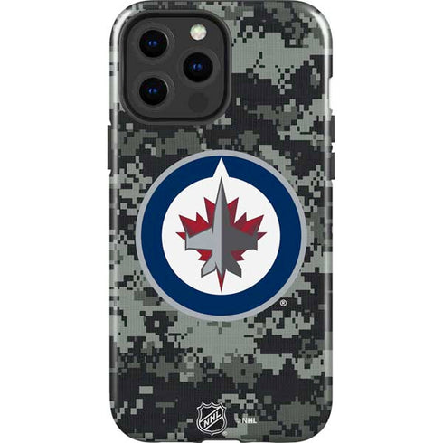 NHL Winnipeg Jets Camo iPhone 13 Pro Max Impact Case