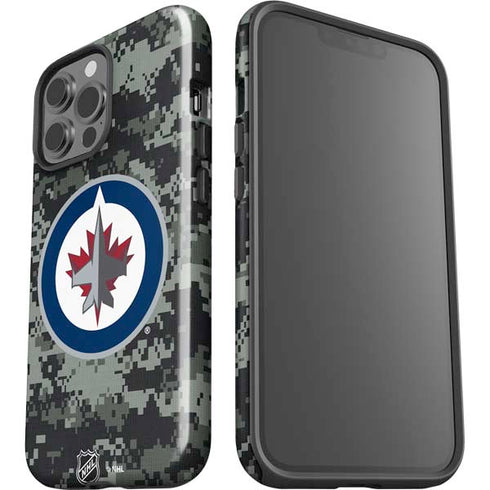 NHL Winnipeg Jets Camo iPhone 13 Pro Max Impact Case