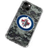 NHL Winnipeg Jets Camo iPhone 14 Clear Case