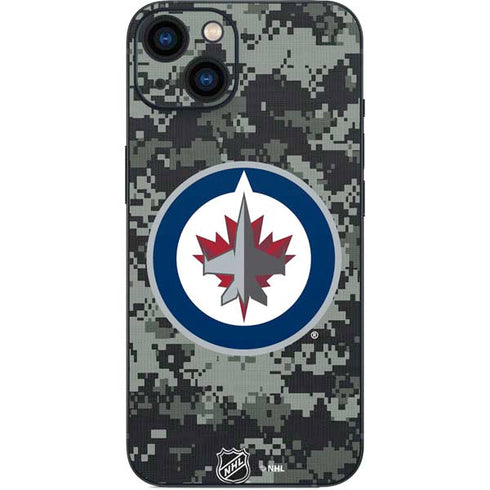 NHL Winnipeg Jets Camo iPhone 15 Plus Skin