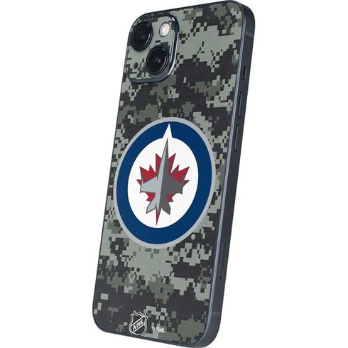 NHL Winnipeg Jets Camo iPhone 15 Plus Skin