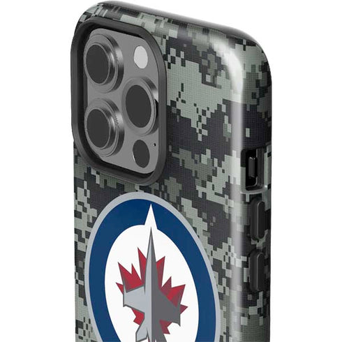 NHL Winnipeg Jets Camo iPhone 15 Pro Impact Case