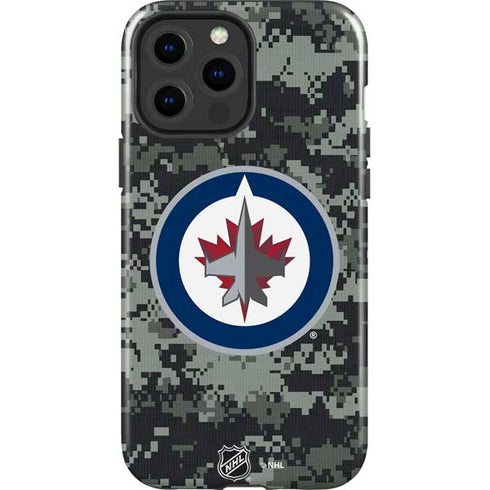 NHL Winnipeg Jets Camo iPhone 15 Pro Max Impact Case