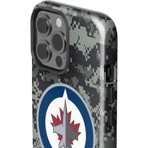 NHL Winnipeg Jets Camo iPhone 15 Pro Max Impact Case