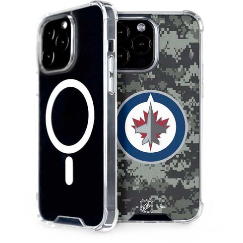 NHL Winnipeg Jets Camo iPhone 14 Pro Max MagSafe Case