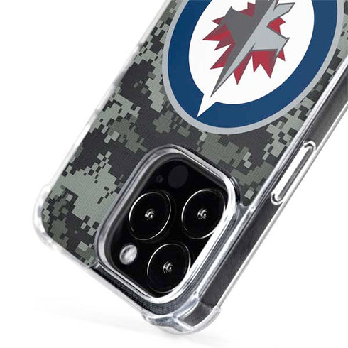 NHL Winnipeg Jets Camo iPhone 15 Pro Max MagSafe Case