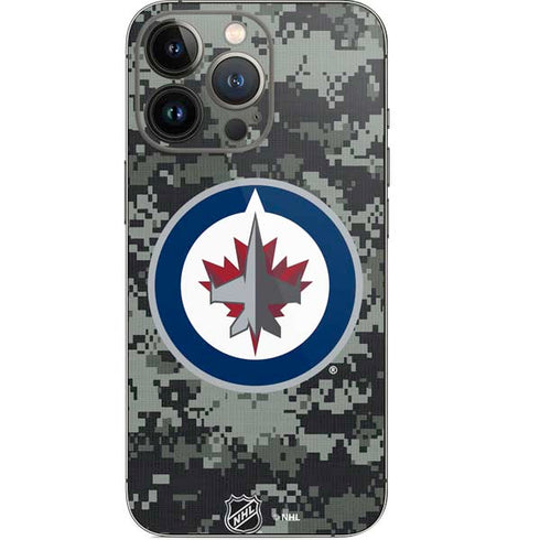 NHL Winnipeg Jets Camo iPhone 15 Pro Skin