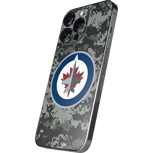 NHL Winnipeg Jets Camo iPhone 14 Pro Skin