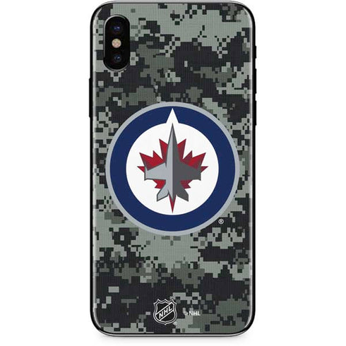 NHL Winnipeg Jets Camo iPhone X Skin