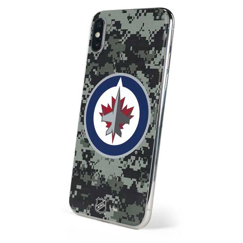 NHL Winnipeg Jets Camo iPhone X Skin