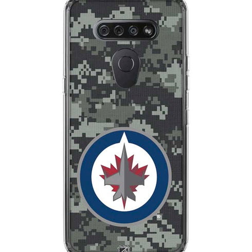 NHL Winnipeg Jets Camo LG K51/Q51 Clear Case
