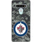 NHL Winnipeg Jets Camo LG Stylo 6 Clear Case