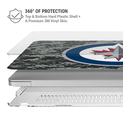 NHL Winnipeg Jets Camo MacBook Air 13in M1 (2021) Case plus Skin