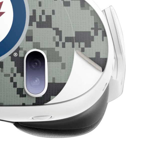 NHL Winnipeg Jets Camo Meta Quest 3 Skin