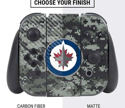 NHL Winnipeg Jets Camo Nintendo Switch Bundle Skin