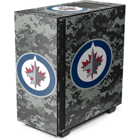 NHL Winnipeg Jets Camo NZXT H510 Compact ATX Mid-Tower Case Skin
