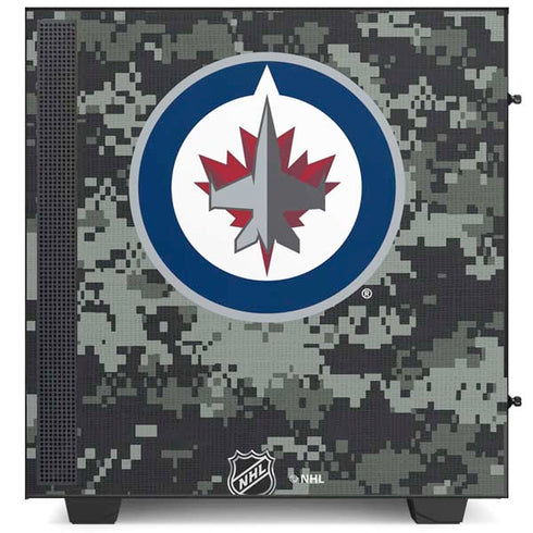 NHL Winnipeg Jets Camo NZXT H510 Compact ATX Mid-Tower Case Skin