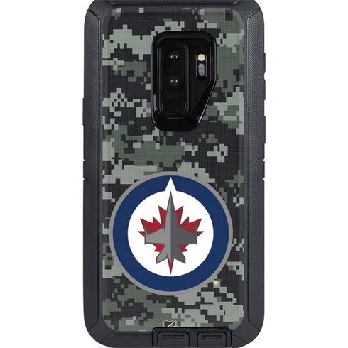 NHL Winnipeg Jets Camo Otterbox Defender Galaxy Skin