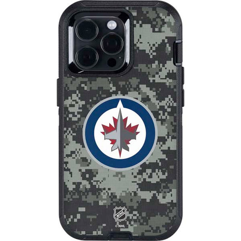 NHL Winnipeg Jets Camo Otterbox Defender iPhone Skin