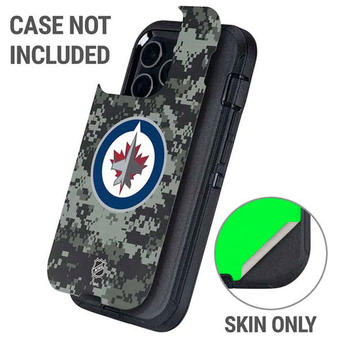NHL Winnipeg Jets Camo Otterbox Defender iPhone Skin