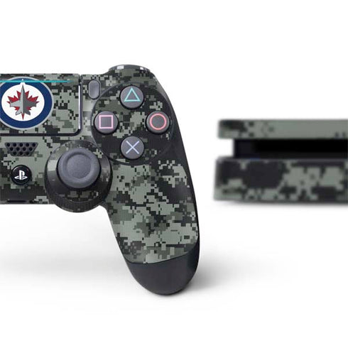 NHL Winnipeg Jets Camo PS4 Slim Bundle Skin