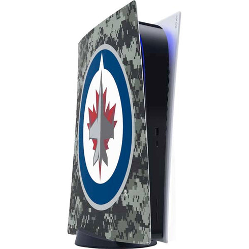 NHL Winnipeg Jets Camo PS5 Digital Edition Console Skin
