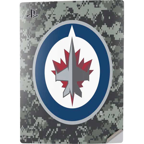 NHL Winnipeg Jets Camo PS5 Digital Edition Console Skin
