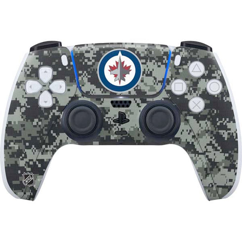 NHL Winnipeg Jets Camo PS5 Controller Skin