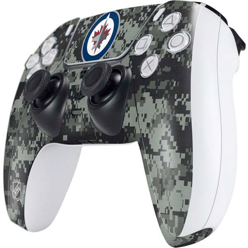 NHL Winnipeg Jets Camo PS5 Controller Skin