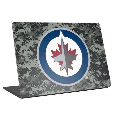 NHL Winnipeg Jets Camo Universal Laptop 16.6in (13.4 x 9.7in) Skin