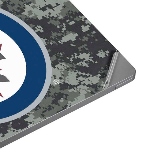 NHL Winnipeg Jets Camo Universal Laptop 17in (13.8 x 10in) Skin