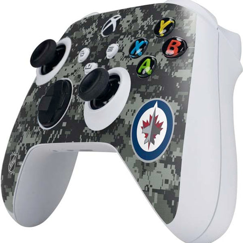 NHL Winnipeg Jets Camo Xbox Series S Controller Skin