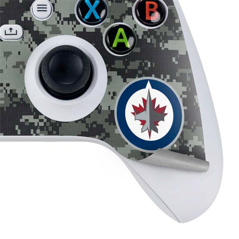 NHL Winnipeg Jets Camo Xbox Series S Controller Skin