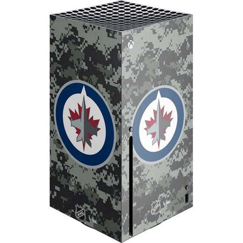 NHL Winnipeg Jets Camo Xbox Series X Console Skin